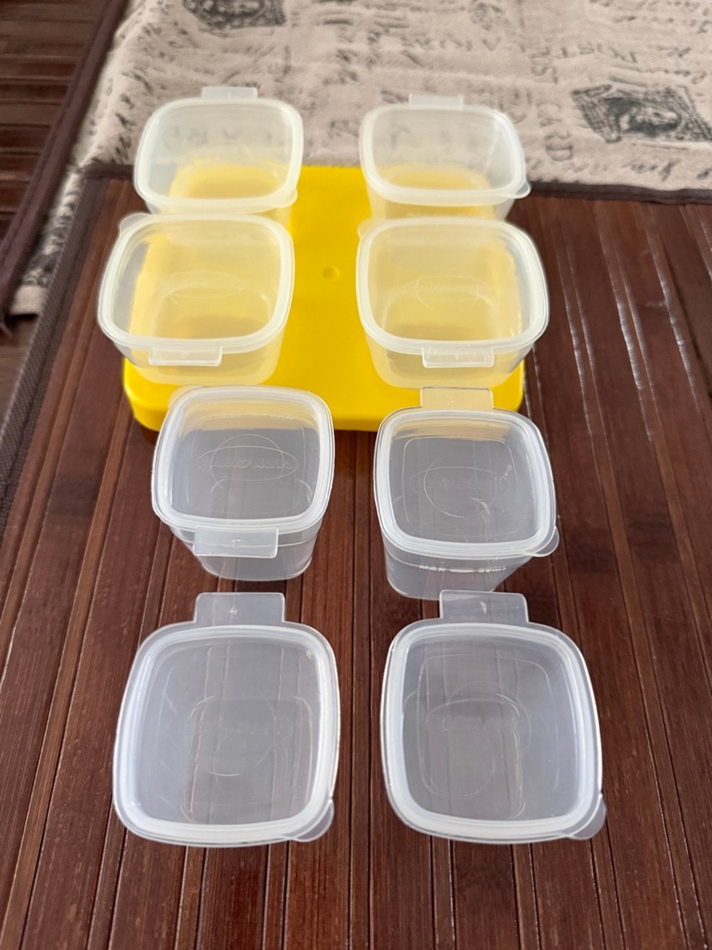 Baby freezer Food Storage Container Set - 8 Pieces